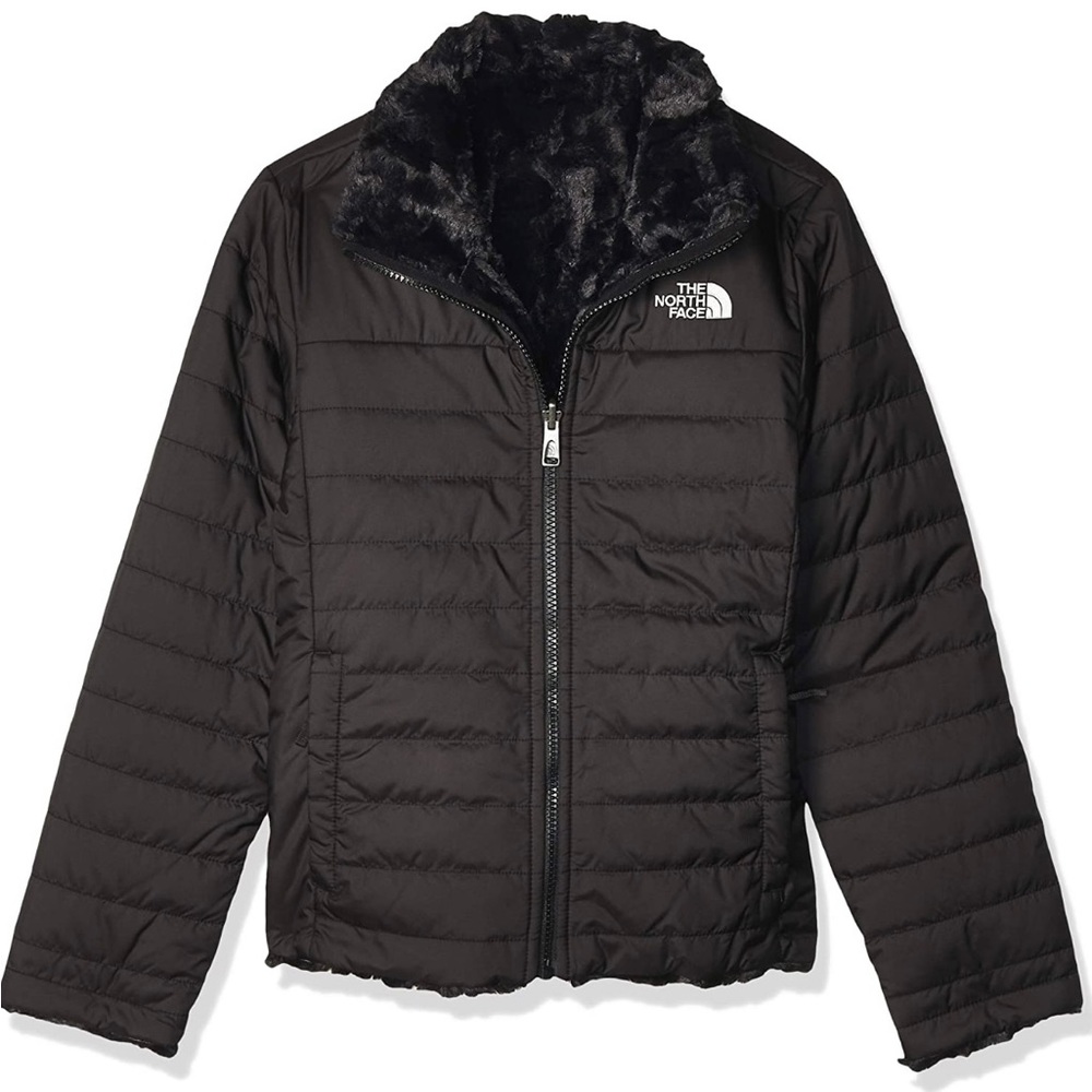 Girls Black Reversible The North Face Jacket